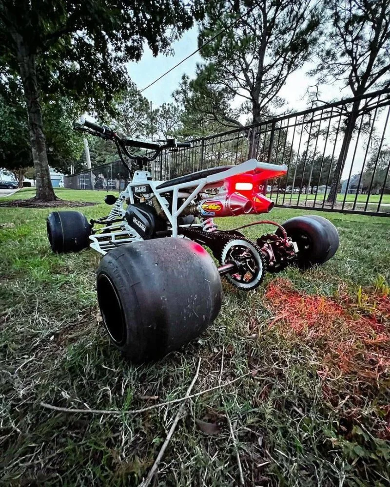 White Mini Quad ATV