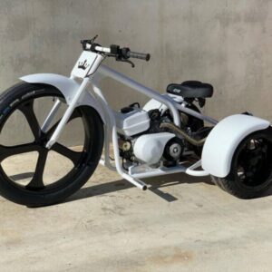 Custom mini trike with racing engine